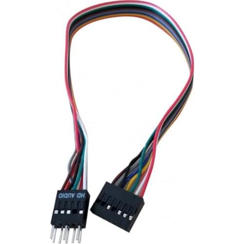 Replacement 13Pin Female to 8Pin Male Audio Cable Adapter for Lenovo Motherboard for Lenovo PC Host Case Front Panel