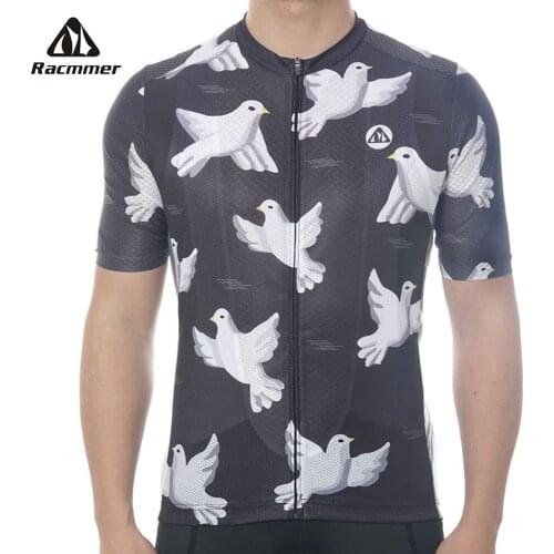 Racmmer Pro Team AERO Cycling Jersey Summer Mens Classic Flyweight Jersey Mtb Clothes Short Bicycle Clothing Bike Training Kit