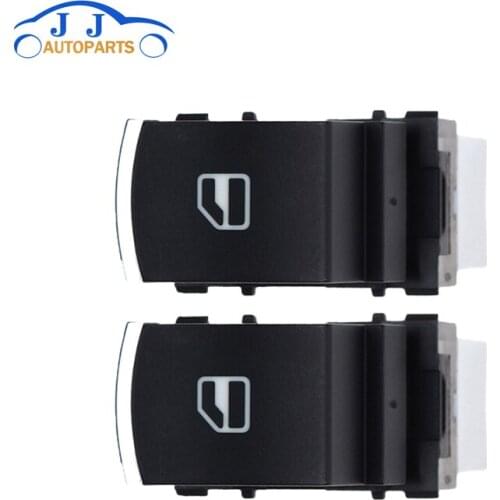 YAOPEI 2PCS Chrome Window Switch For V W Passat B6 Eos Golf 5 6 GTI mk5 mk6 5K3959857 5ND959855