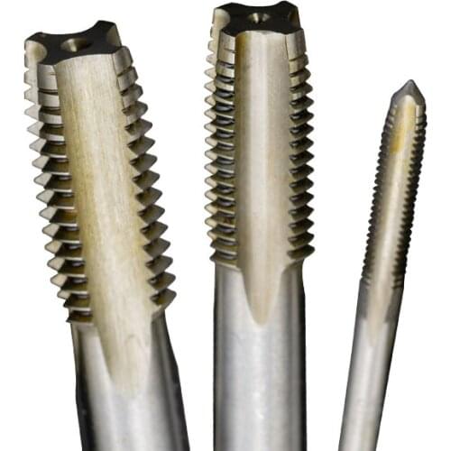 1/5/10pcs high quality Hss Machine Screw Thread Metric Plug Tap Screw Taps M2x0.4/M3x0.5/M10x1.5 HSS Machine Hand Screw Thread