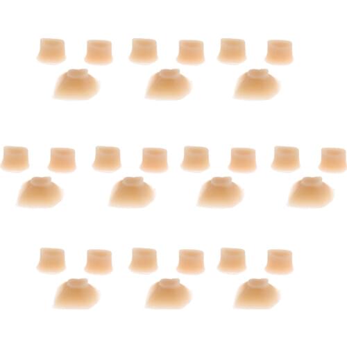 Tooyful 10 Sets Rubber Flute Piccolo Pads Flute Repair Accessory for Musical Lovers