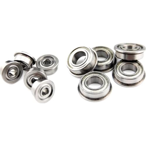 10pcs Flange Bearing Mini Shielded Model Ball F607zz F685zz F687zz MF137zz F696zz F686zz MF106zz F695zz Freeship