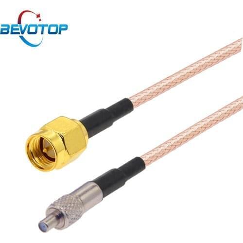 2PCS/LOT Straight TS9 Female Jack To SMA Male Plug RG316 Coaxial Pigtail Cable Assembly Extension Cables 10CM 15CM 30CM 100CM
