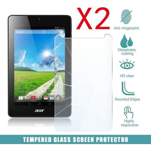 2Pcs Tablet Tempered Glass Screen Protector Cover for Acer Iconia One 7 B1-730 HD 9H Tempered Glass Screen Protector Film