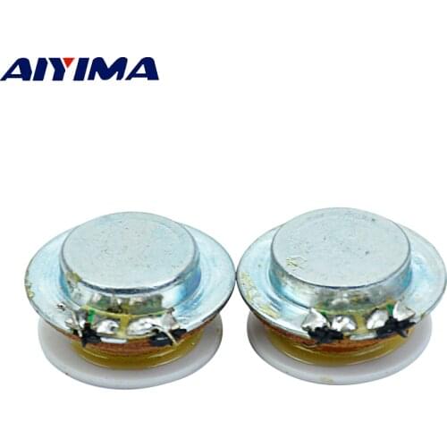 AIYIMA 2Pcs 1Inch Audio Portable Speakers Full Range Speaker 2W 4Ohm 24MM Vibration Resonance Speaker loudspeaker