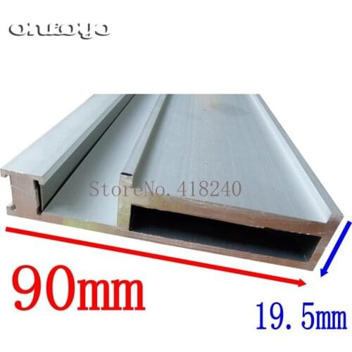 Embroidery Machine Accessories Aluminum Alloy With 2 Steel Strips Frame Rails 1 Meter