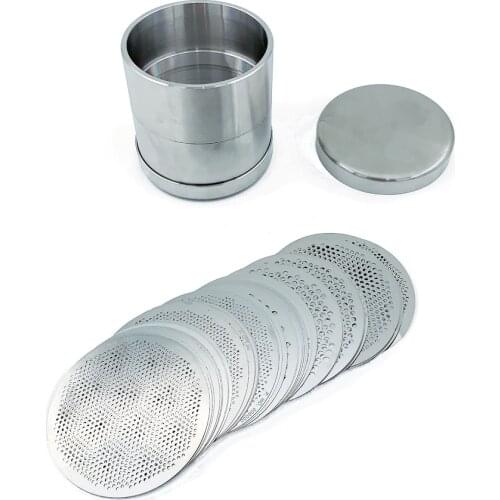 Stainless Steel Diamond Sorting Sieves 80mm Sort Gemstones Pearls Jewelry Tools 65/75 pcs/set