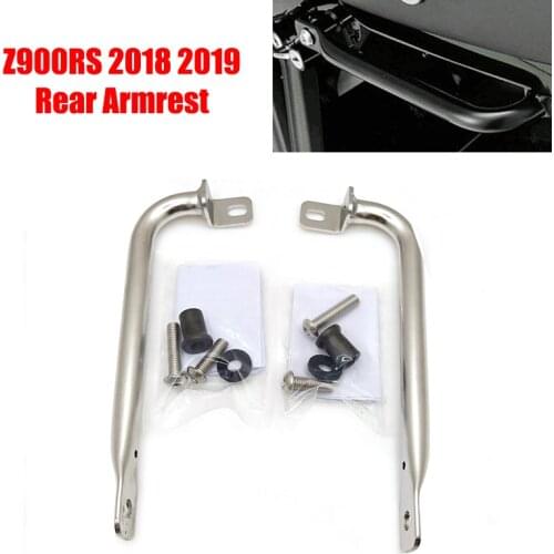 Aluminum Rear Grab Bar Moto Armrest Handle Rear Grab Bar Support For KAWASAKI Z900RS 2018-ON