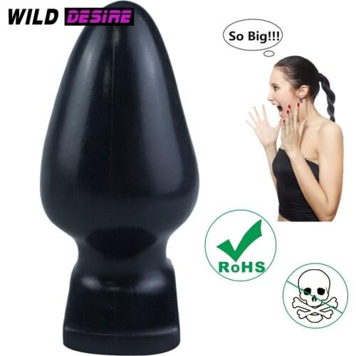 New sex shop anal plug huge dildo big giant butt plug big erotic products couples flirting masturbation vagina stimulate sextoys