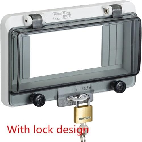 Circuit Breaker Transparent Waterproof Box Window Distribution Box Protect Window Cover Monitor Observation Window Switch Ip67