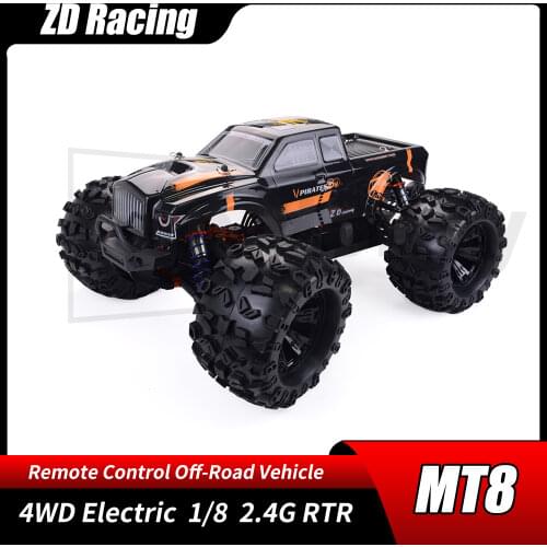 ZD Racing MT8 1/8 2.4G 4WD 90km/h Brushless RC Car Electric Truggy Vehicle RTR Model Outdoor Remote Control Cars Adult Boy Gifts