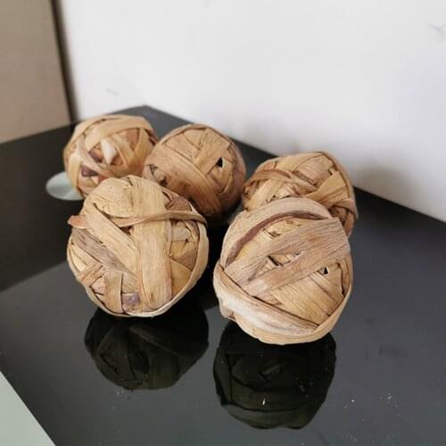 Small Pet Hamster Rabbit Bite Toy 7cm Diameter Grass Ball