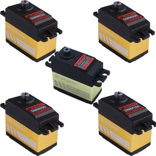 K-power DMM30/DMM060/DMM090/DMM130/DMM150 3KG/6KG/10KG/13KG/15KG Standard Micro Digital Servo Motor for RC Car Toys Hobbies