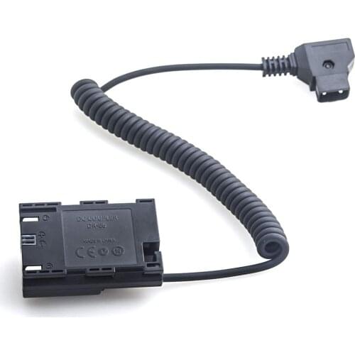Fotga LP-E6 Power Adapter Cable for D-Tap Connector to Dummy Battery for Canon EOS 5DII 5DIII 5DIV 6D 6DII 70D 7D 7DI