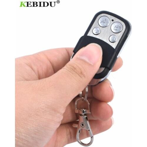 Kebidu Universal Wireless 433Mhz Remote Control Copy Code Remote 4 Channel Electric Cloning Gate Garage Door Auto Keychain