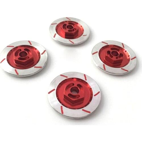 RC Aluminum The Brake Disc Wheel Box With 12mm Hex Nut For RC 1/10 Scale Models RC Car Upgrade Parts HSP Sakura 94123