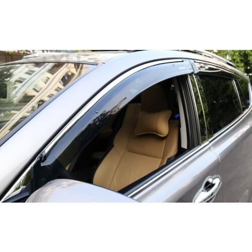 For Toyota RAV4 RAV 4 2016 2017 Window Sun Rain Visors Vent Shade Deflector Guard Weather Shield Car accessories