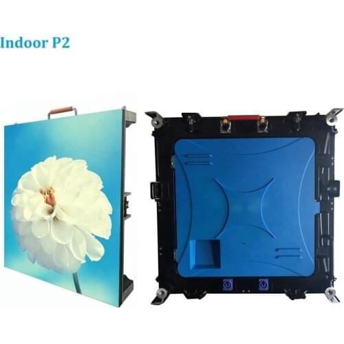 Indoor P2 SMD1515 RGB Led display 512x512mm die casting aluminum cabinet full color led screen for stage rental vedio wall
