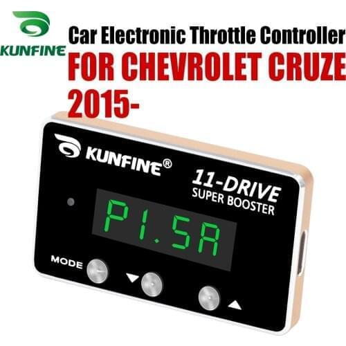 KUNFINE Car Electronic Throttle Controller Racing Accelerator Potent Booster For CHEVROLET CRUZE 2015-After Tuning Parts