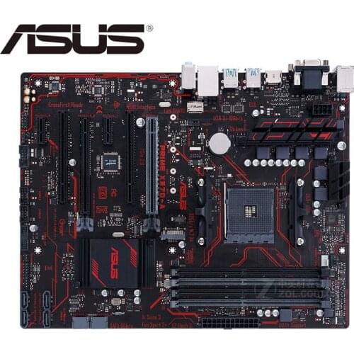 ASUS PRIME X370-A motherboard Socket AM4 DDR4 USB3.0 USB3.1 64GB HDMI DVI VGA X370 used Desktop motherboard