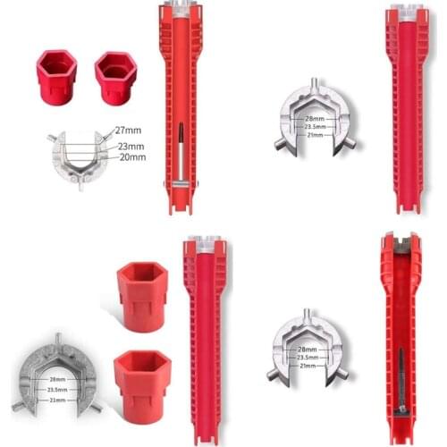 Multifunction Faucet Wrench Sink Installer Tools Water Pipe Spanner Tackle Tool for Toilet Bathroom Kitchen Jy20 21 Dropshipping