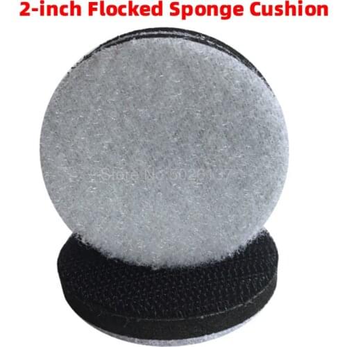 2-Inch 50MM Flocking EVA Sponge Cushion Polish Self-adhesive Disc Angle Grinder Buffing Pad Sandpaper Tray Waxing Protective