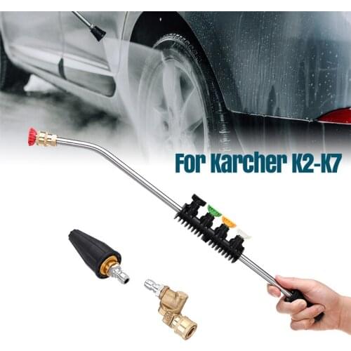 New Car Cleaning Car Washer Wand Tips Metal Lance Spear Nozzle with 5 Quick Tips For K K2 K3 K4 K5 K6 K7 High Pressure Washers