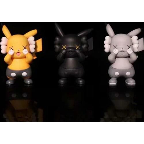 Pokemon 10CM Fashion Pikachu Cosplay Toy Model Japanese Anime Cartoon Action Doll Series Kawaii Doll Childrens Birthday Gift