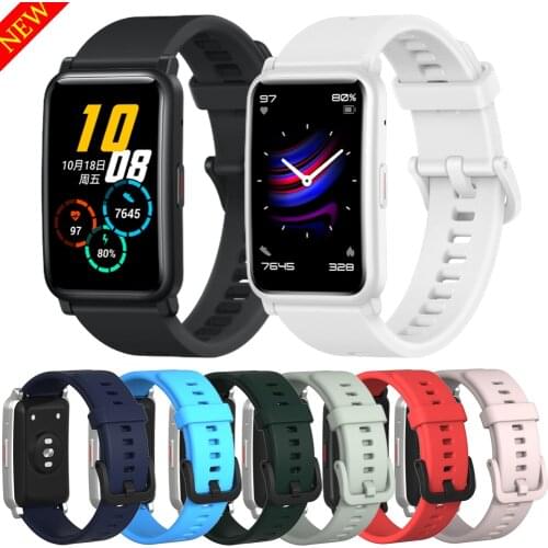 Wrist Strap for Honor ES Original Official 1:1 Soft Silicone Sports Watchbands Bracelet for Huawei Honor Watch es Accessories