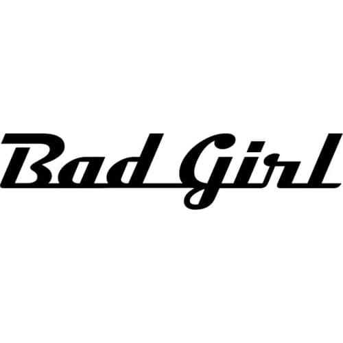 PLAY COOL Fashion Fun Joke BAD GIRL Window Car Sticker Automobiles Exterior Accessories Vinyl Decal for Toyota Honda Lada Vw Bmw