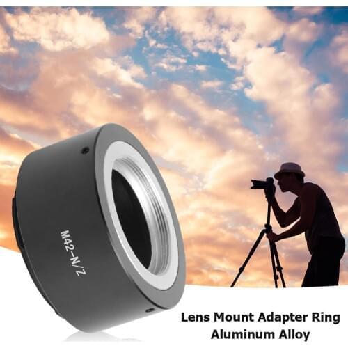 M42-NZ High Precision Lens Mount Adapter Ring Aluminium Alloy for M42 Lens to for Nikon Z Mount Mirrorless Camera