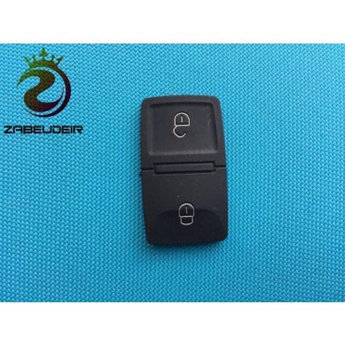 ZABEUDEIR 1pcs of New Replacement rubber button pad for vw 2 Button Rubber Pad Replacement remote flip key shell blank case