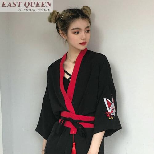 Summer 2019 women blouse and tops women long sleeve cardigan kimono cardigan hot sale traditional japanese kimonos FF563 A