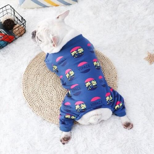 Dog Puppy Jumpsuit Overalls For Dogs Warm Fleece Jumpsuit For Small Dogs Chihuahua Winter Pet Sleep clothes