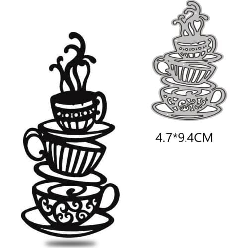 2021 Cup New Metal Cutting Dies Photo Album and Planner Die Cut Scrapbooking For Crafts Card Making no Stamps