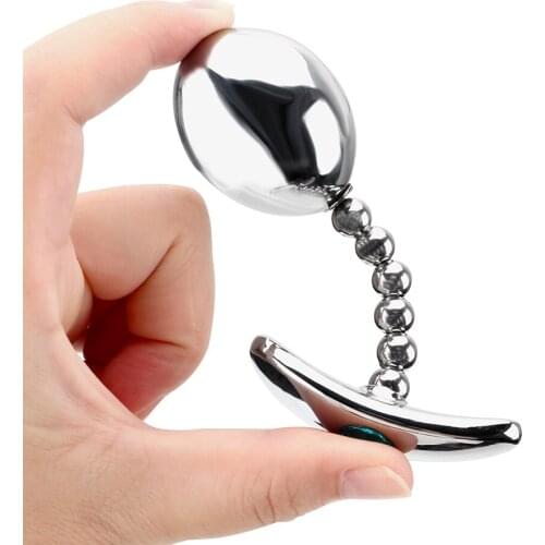 OLO G-spot Anal Beads Butt Plug Prostate Massager Sex Toys for Women Men Anal Plug Vagina Kegel Ball Stainless Steel Sex Product