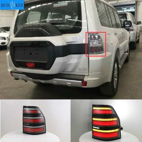 Car Styling for Pajero V93 Tail Lights 2006-2020 Pajero V97 LED Tail Light Rear Lamp DRL Brake Signal Reverse auto Accessories