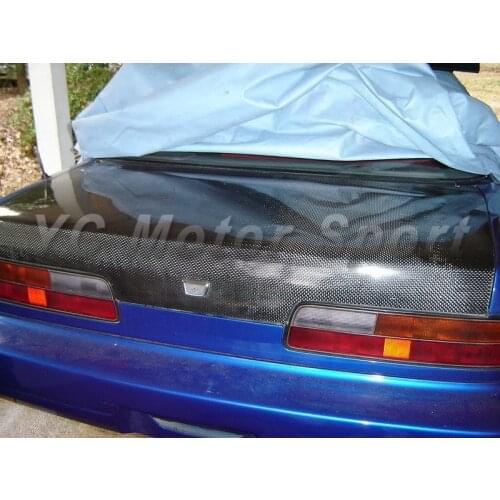 Car Accessories Carbon Fiber OEM Style Rear Trunk Fit For 1989-1994 S13 Silvia PS13 Boot Lid Tailgate