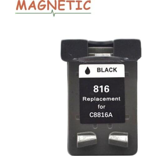 Magnetic Black Ink cartridge For HP816 For HP 816 for HP DeskJet D1468 D2360 D2368 D2468 3538 3558 3658 3668 5168 5652 printer
