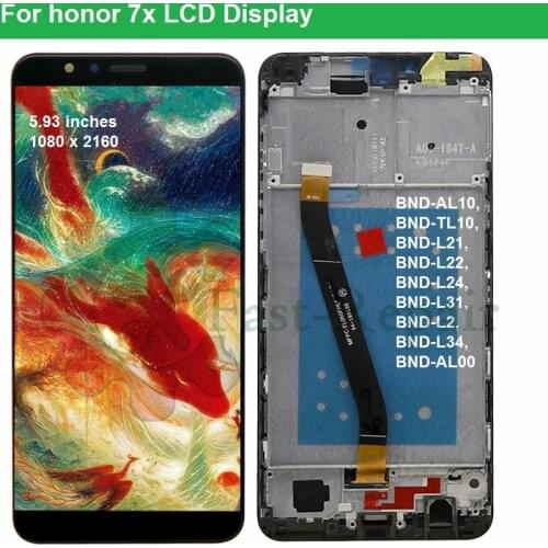 Display For Honor 7X 7 X BND-L21/L22/L24 LCD Display Touch Screen Replacement for Huawei Mate SE BND-L34 lcd for honor 7x экран