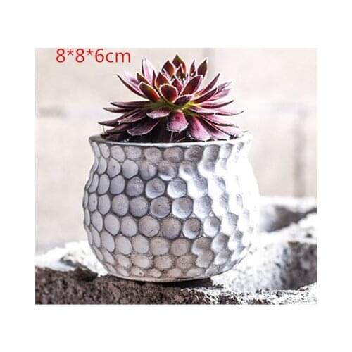 Geometry mold Silicone mold flower pots molds vase molds vases mould 3d moulds pot Cement mould silica gel concrete moulds