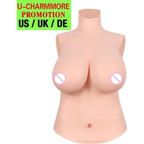 Fake Chest Realistic Crossdressing Huge Silicone Breast Forms Boobs Tits Enhancer For Drag Quee Crossdresser Transgender