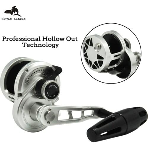 ORJD 200/300/400 Series Deep Sea Reel Boat Fishing Reels For Trolling Saltwater Sea Slow Jigging Reel Overhead