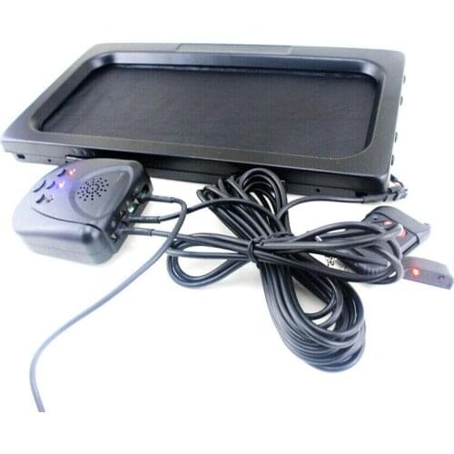 Motorcycle Hide-away Shutter Cover Electric USA License Plate Frame Set With Camera for Motorbike Cycling