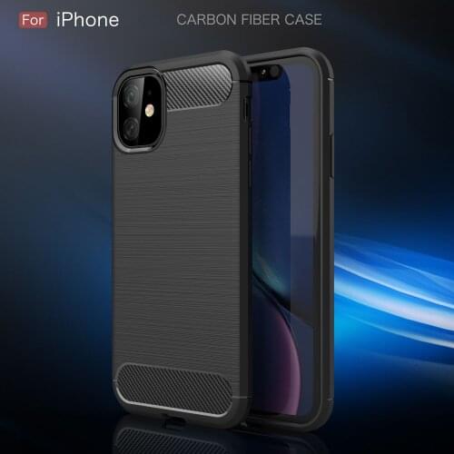 Fashion Case Carbon fiber Shell IPhone 11 11Pro 11Pro MAX iPhone 6 6p 7 7p 8 8p iphone X XS iphone XR Drop resistance Cover