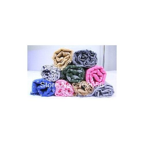 Fashion Star print Long scarf Neck scarves shawl 210*80cm 8pcs/lot #2517