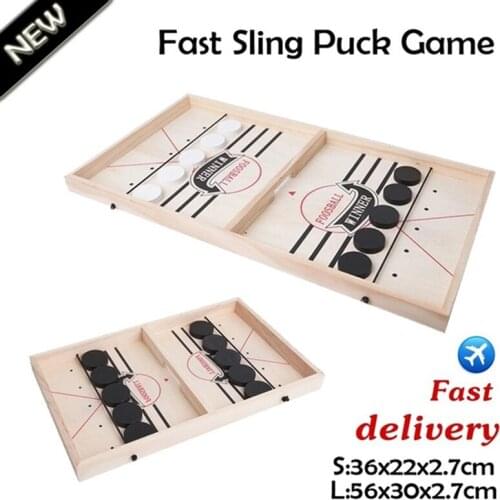 NEW Fast Sling Puck Game Paced Sling Puck Winner Board Games Toys for Adults Parent-Child Interactive Chess Toy Board Table Game