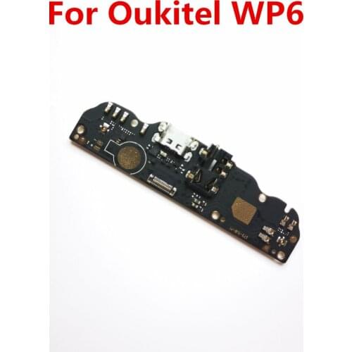New Original Oukitel WP6 6.3 FHD+ IP68 Mobile Cell Phone USB Board Charger Plug Replacement Accessories Parts