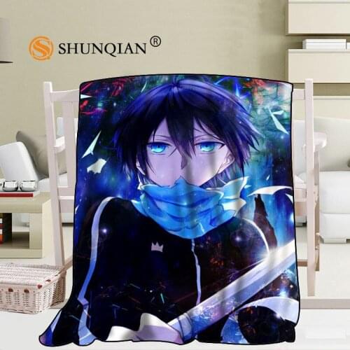 Custom Noragami Blanket Blending Fabric 56x80inch 50X60inch 40X50inch Sofa Bed Throw Blanket Kid Adult Warm Blanket