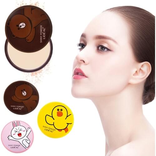 LIDEAL Professional Face Powder Mineral Pressed Powder Waterproof Oil-free Setting Powder Base Cosmetic Concealer Contour Makeup